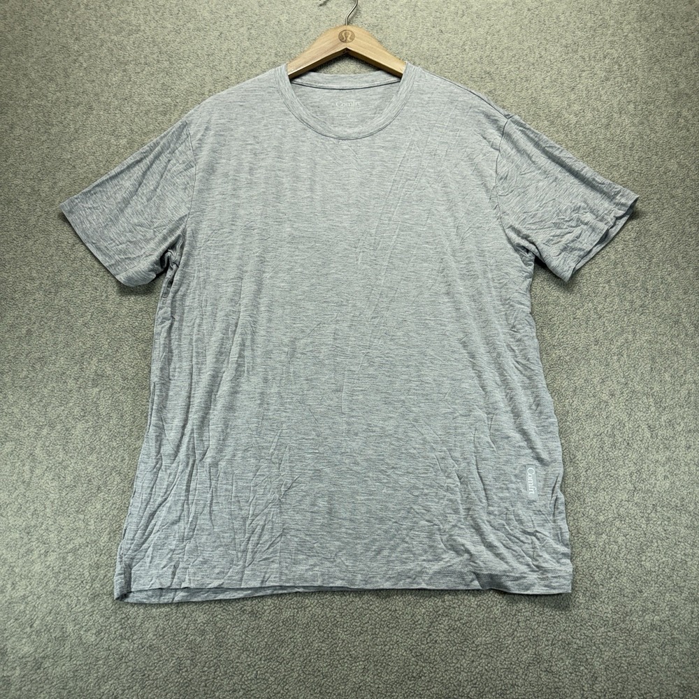 Comfrt Mens T Shirt Gray Soft Lightweight Crew Neck Short Sleeve Size M